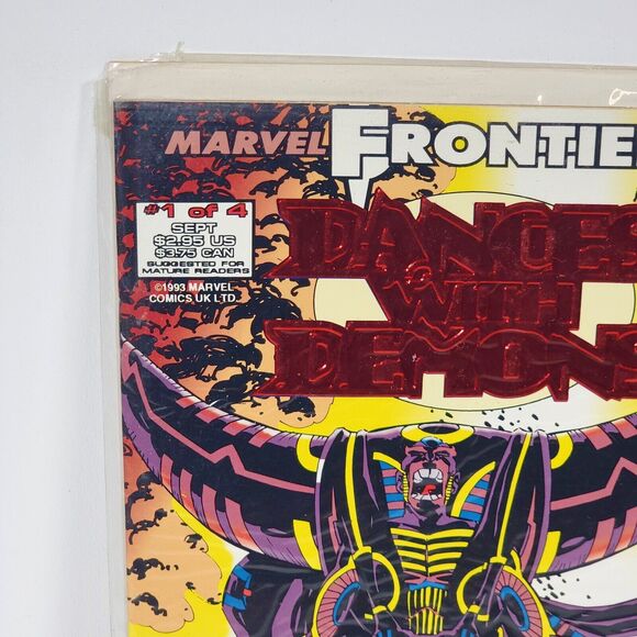 4 Book Lot Dances With Demons 1-4 Complete Mini Series | VG+ B&B Marvel‎ 1993 - Picture 3 of 16